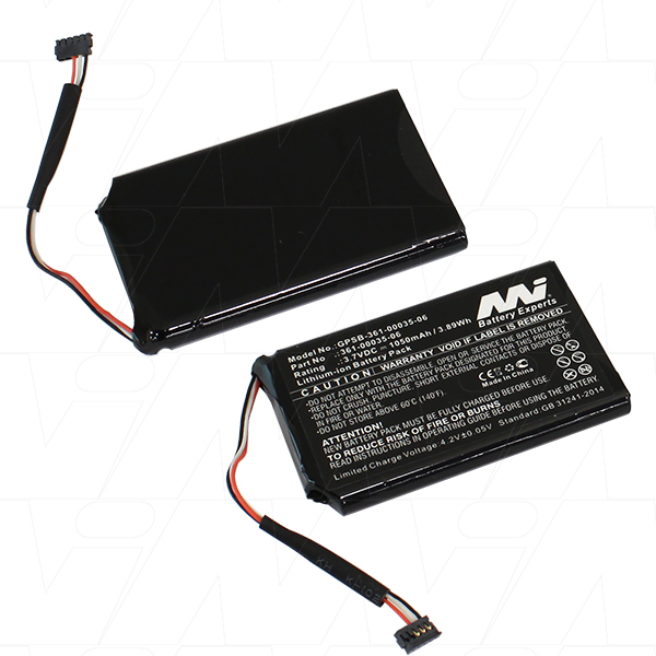 (image for) GARMIN GPSB-361-00043-01-BP1 3.7V 600MAH LITHIUM ION BATTERY