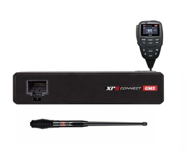 (image for) GME XRS-330C UHF 5W RADIO+AE4704B BLACK 2.1DBi THICK ANTENNA