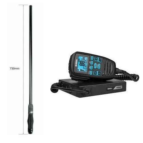 (image for) UNIDEN UH9060 UHF RADIO + UNIDEN AT500BK 5.5DBI 73CM ANTENNA