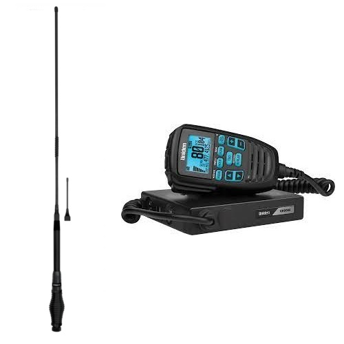 (image for) UNIDEN UH9060 UHF RADIO + UNIDEN AT880BK 6.6+ 3.0 DBI BLACK ANTE