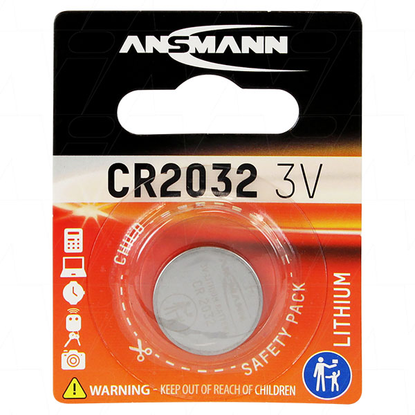 (image for) 5 X LITHIUM BUTTON COIN CELL CR2032 3V BATTERY FOR MEMORY &TOYS