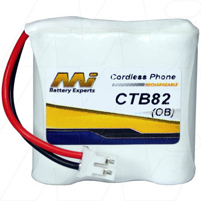 (image for) BINATONE CORDLESS PHONE BATTERY E3300 CTB82