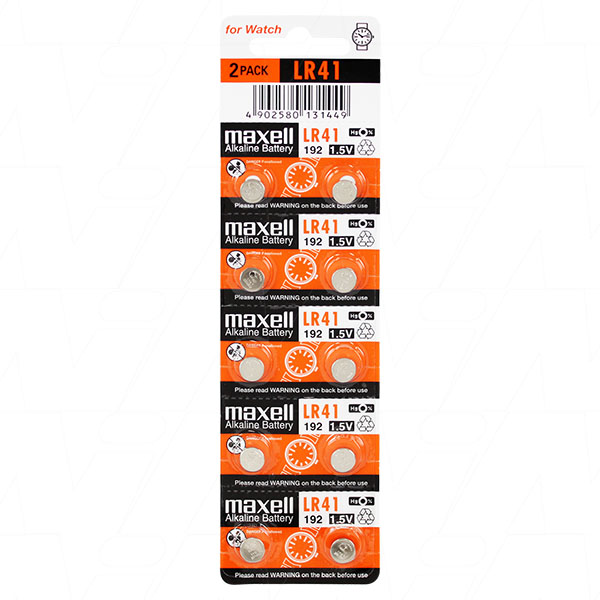 (image for) 10 X LR41 REPLACEMENT BATTERY 392