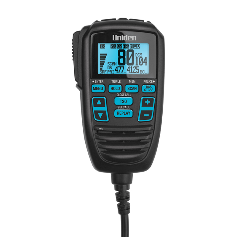 (image for) Uniden RM980 LCD Speaker Microphone for UH9080 and UH9060 CB Rad