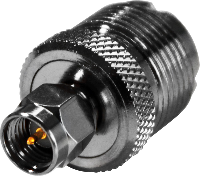 (image for) SMA TO SO239 HANDHELD RADIO UHF EXTERNAL ANTENNA ADAPTER