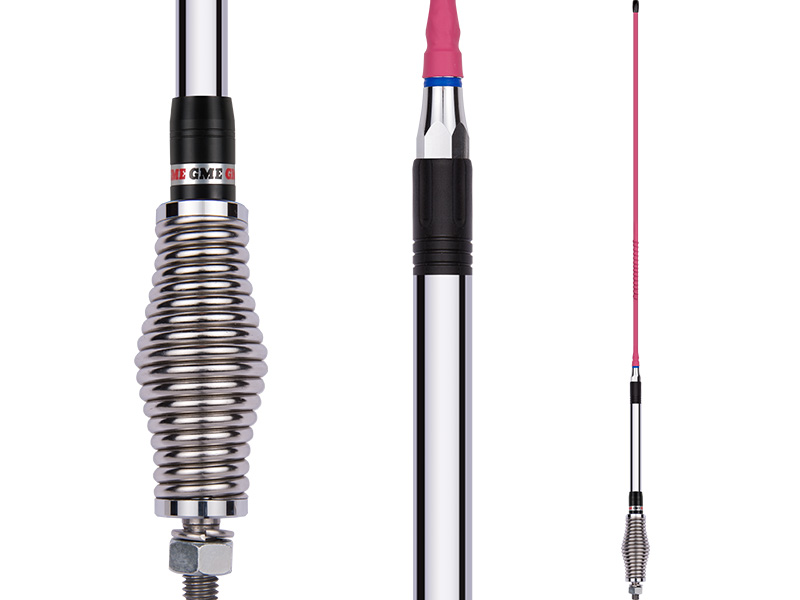 (image for) GME AE4018K1 PINK UHF CB ELEVATED FEED ANTENNA 6.6DBi