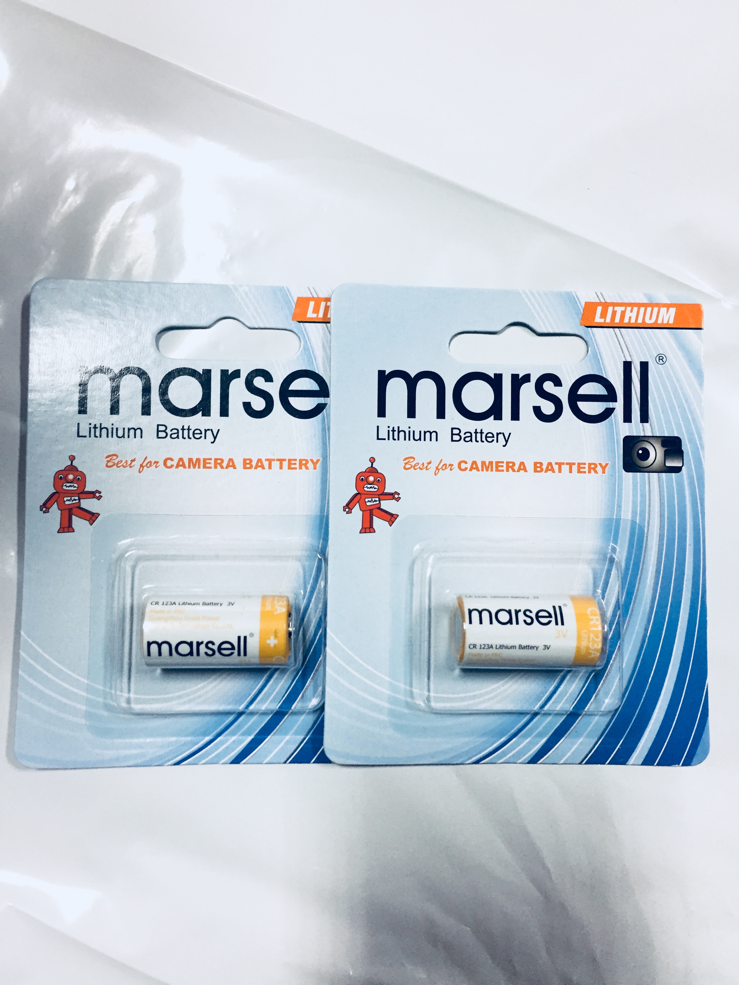 (image for) 2 X CR123A CR123 CR17345 LITHIUM 3V CAMERA REPLACEMENT BATTERY