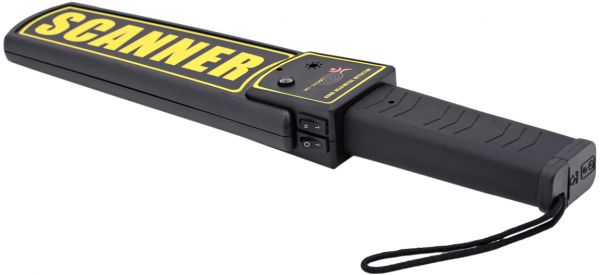 (image for) HANDHELD METAL DETECTOR AUDIO VIBRATE ALARM 9V BATTERY