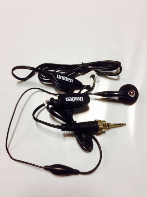 (image for) UNIDEN EM078 EARPIECE MICROPHONE SUIT UH078SX UH750 UH076 UH074