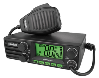 (image for) Uniden UH5050 NB 5w Din Mount Size Uhf Vehicle Radio 12/24v 80ch
