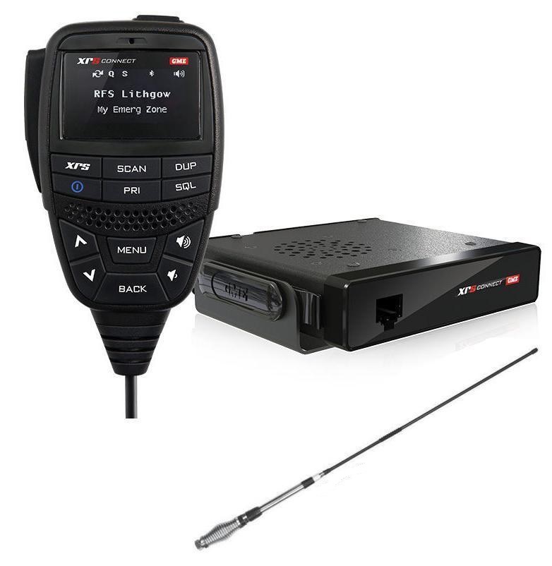 (image for) GME XRS CONNECT XRS-370C UHF 5W BLUETOOTH RADIO+AE4018K3 6.6DBi